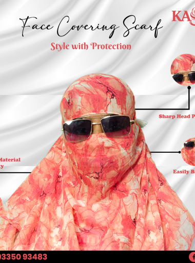 Kashi Scarves Pink Floral Front (1)