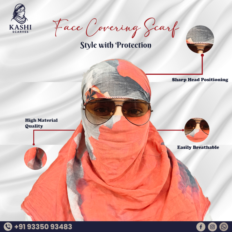 Face Covering Scarf ,Light chiffon scarves
