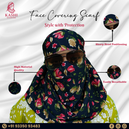 Kashi Floral Printed Protective Scarf
