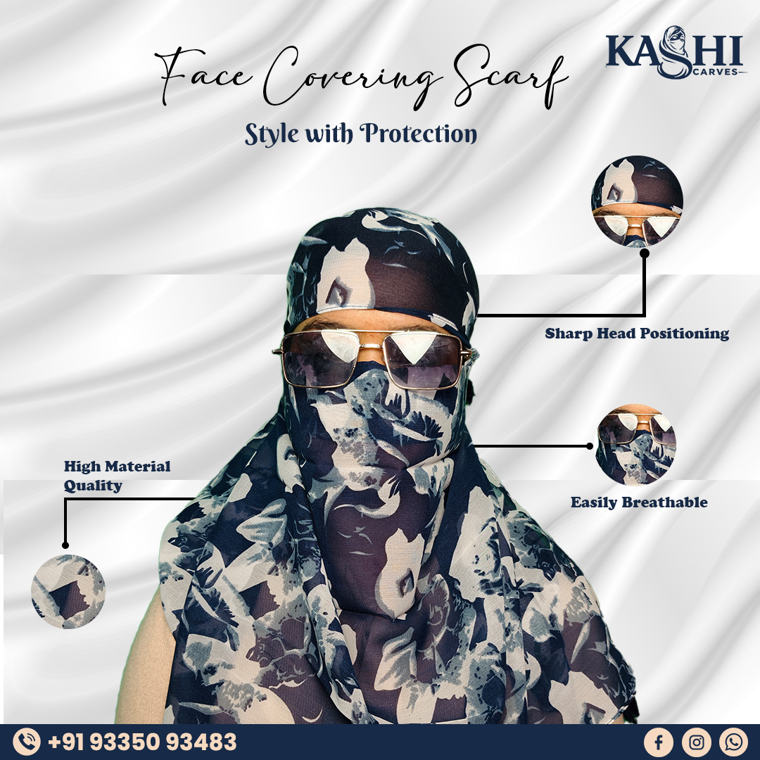 face-covering scarf ,Breathable scarves